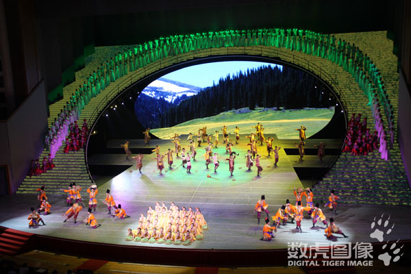 数虎打造的国庆60周年大型晚会《复兴之路》
