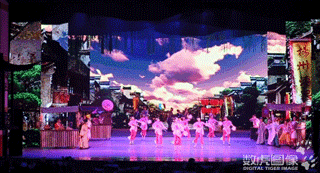 扬州大型音舞诗《大运扬州》 多媒体舞美 数虎图像