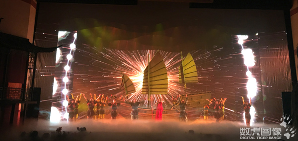 扬州大型音舞诗《大运扬州》 舞台舞美 数虎图像