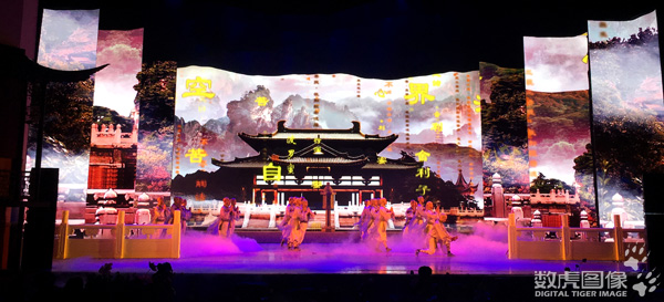 扬州大型音舞诗《大运扬州》 舞台舞美 数虎图像